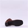 Miss Elastic Hilary Platform Ankle Boot - Brown Suede